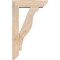 Ekena Millwork Funston Slat Smooth Bracket w/ Offset Brace, Douglas Fir, 5 1/2"W x 18"D x 30"H BKT0604X18X30FST06SDF - alternate 3